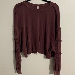 Free People magnolia long sleeve
